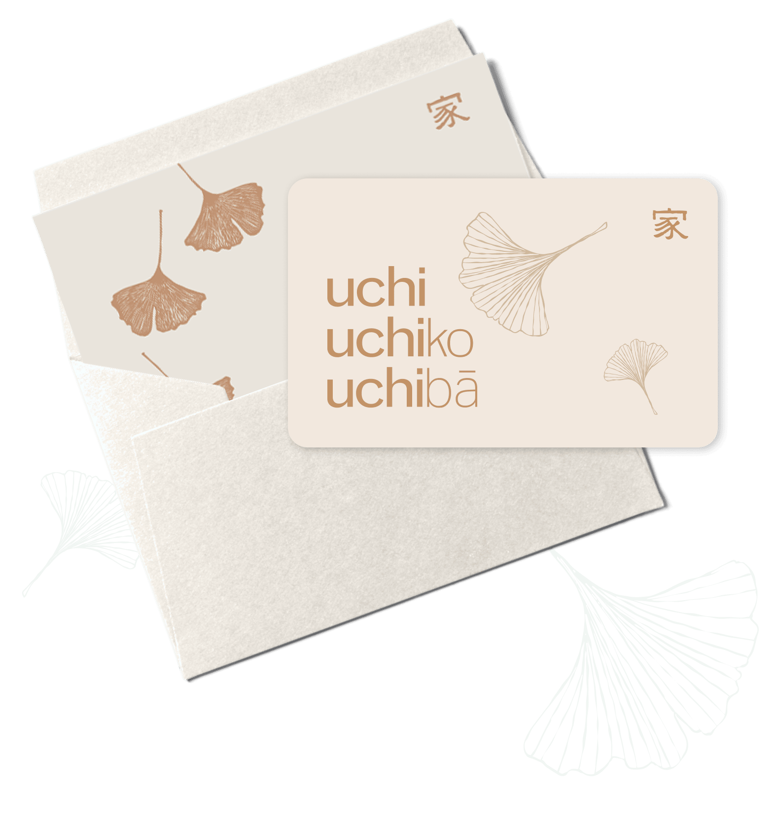 An envelope containing a gift card that can be redeemed at Uchi, Uchiko, or Uchiba.